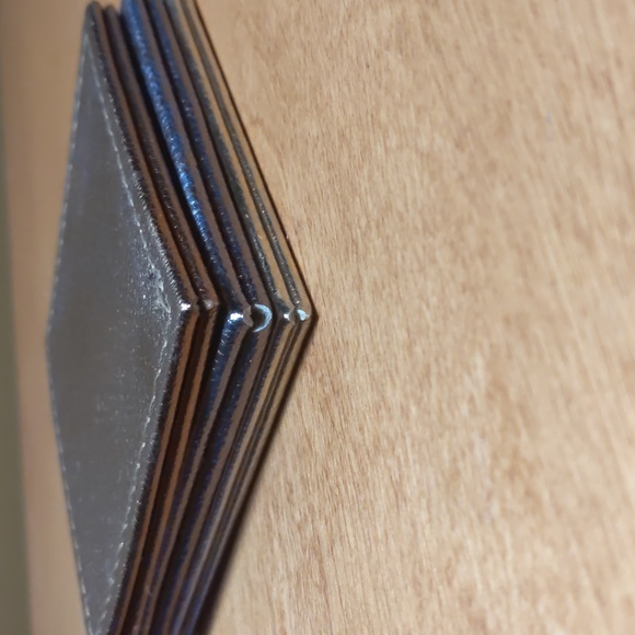 3 metallic square coasters - Picture 12 of 12